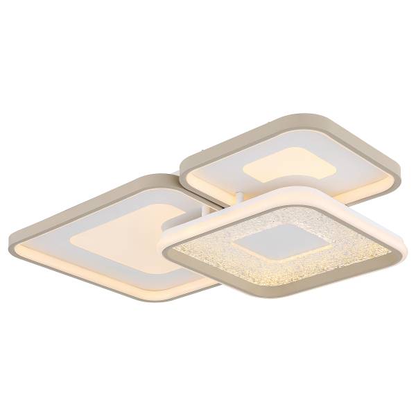 Deckenleuchte Mosaiko Typ D Acryglas / Eisen - 1-flammig