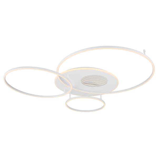 Deckenleuchte Invertina Typ B Acryglas / Eisen - 1-flammig