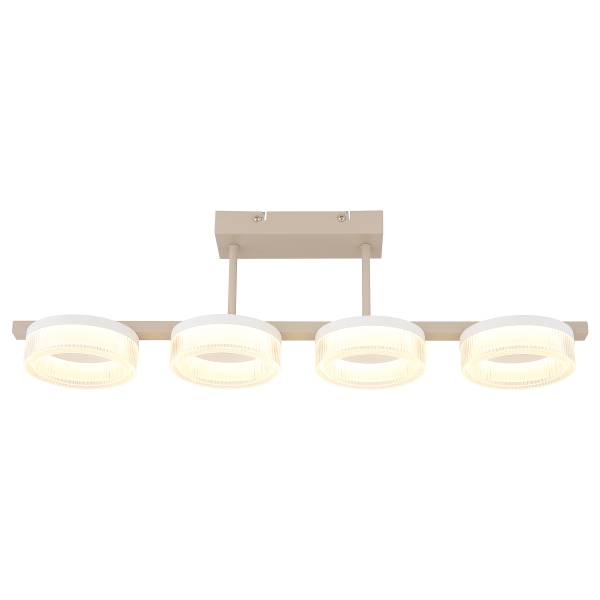 Deckenleuchte Marlenne Typ D Acrylglas / Eisen - 1-flammig