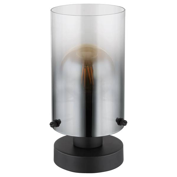 Tischleuchte Florentina Rauchglas / Eisen - 1-flammig