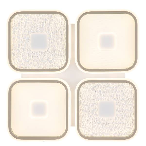 Plafonnier Mosaiko type C Verre acrylique / Métal - 1-flamme