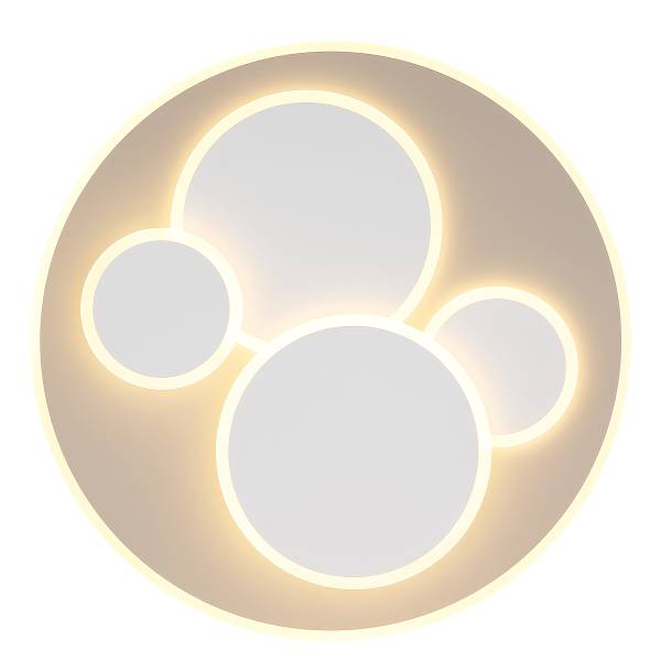 Deckenleuchte Monty Acryglas / Eisen - 1-flammig
