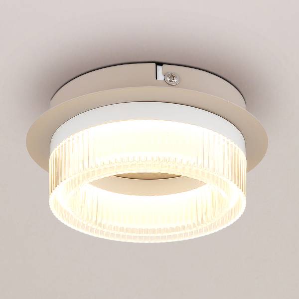 Deckenleuchte Zara Typ A Acrylglas / Eisen - 1-flammig
