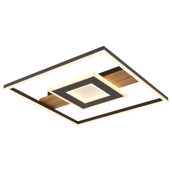Deckenleuchte Pikara Typ B Acryglas / Eisen - 1-flammig