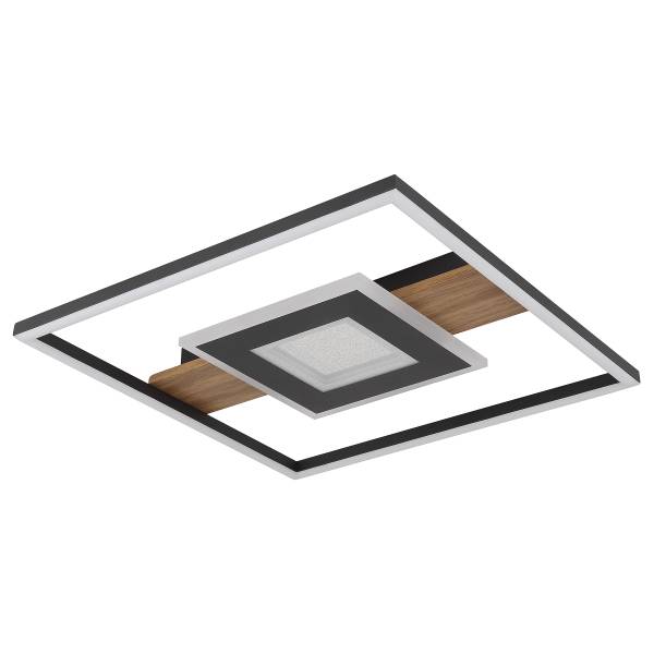 Deckenleuchte Pikara Typ B Acryglas / Eisen - 1-flammig
