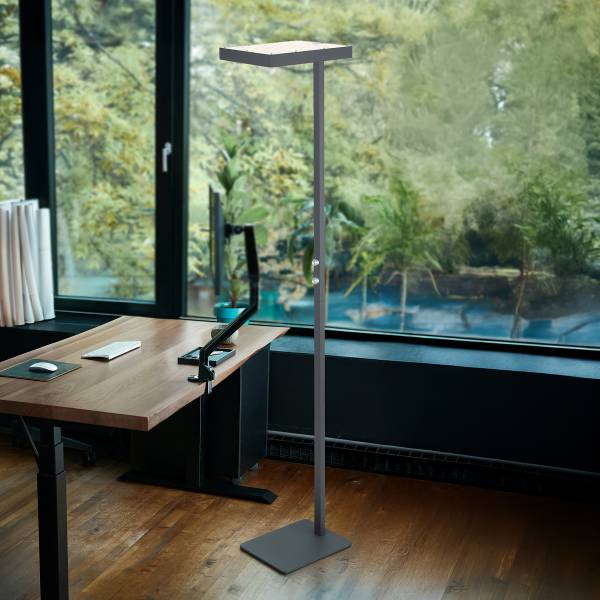 Stehleuchte Barker PVC / Aluminium - 1-flammig