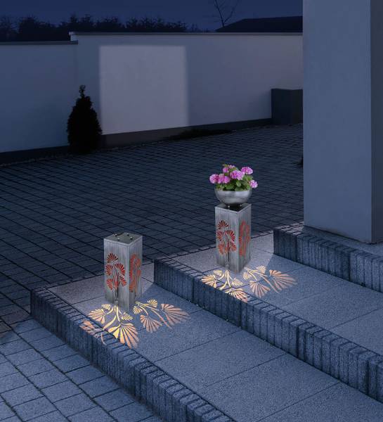 Solarleuchte 33484S Eisen - 1-flammig