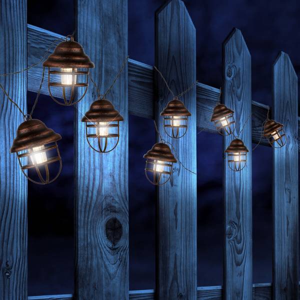 Solar-Lichterkette 33059-8 Acrylglas / Eisen - 8-flammig