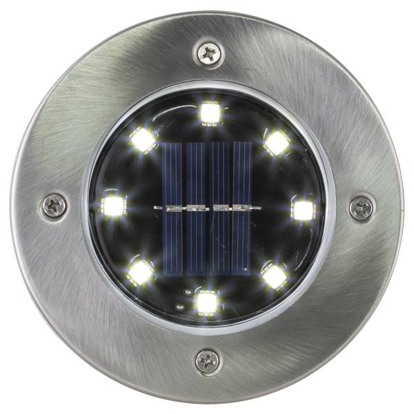 Solarlamp 33414 acrylglas/edelstaal - 8-lichts