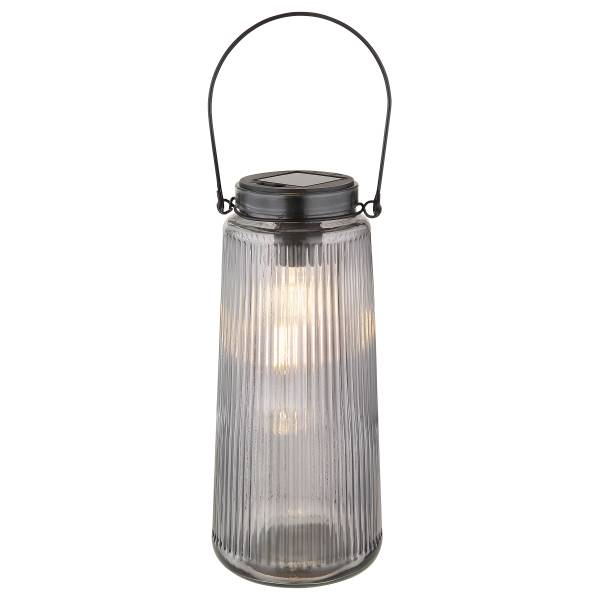 Solarleuchte 36646 Rauchglas / Eisen - 2-flammig