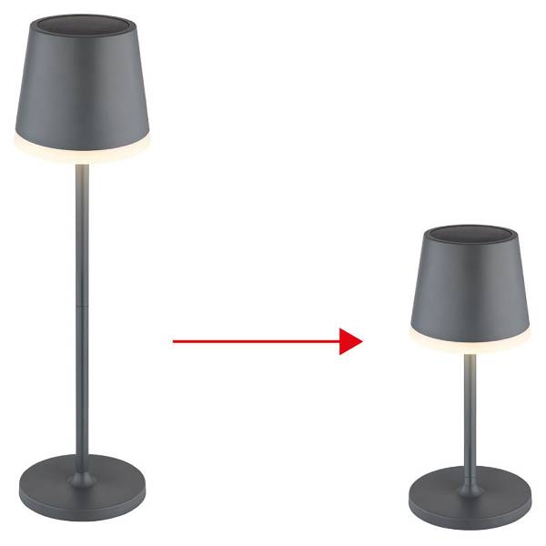 Solarlamp 36637A acrylglas/ijzer - 10-lichts