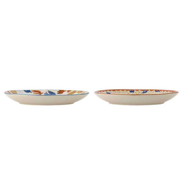 Teller Anniversary 2-teilig Steinzeug - Mehrfarbig - Durchmesser: 25 cm
