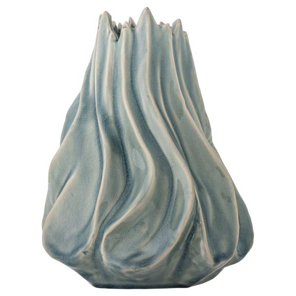 Vase Dilara Steinzeug - Blau