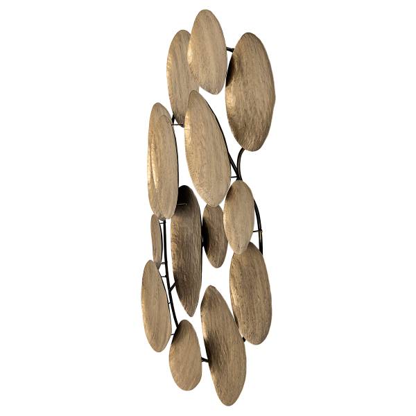 Wanddekoration Raynee Eisen, lackiert - Messing