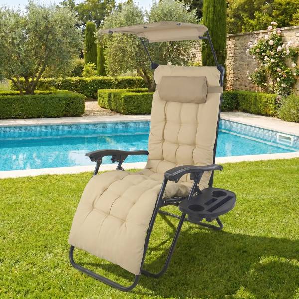 Gartenliege Maltosa Beige