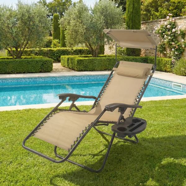 Gartenliege Maltosa Beige