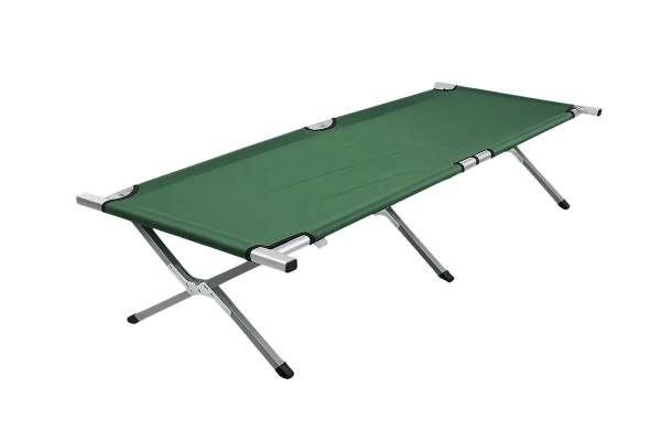 Campingbett Tosali Grün - Tiefe: 210 cm
