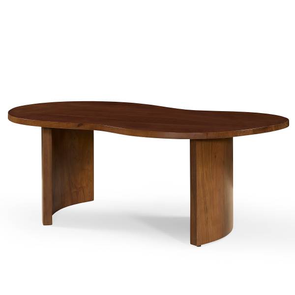 Massiver Couchtisch FUONI Akazie Dunkel