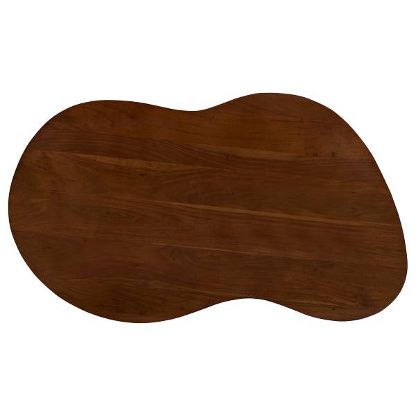 Massiver Couchtisch FUONI Akazie Dunkel