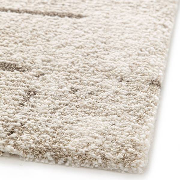 Hochflorteppich Kallio Polypropylene / Polyester - Beige - 120 x 170 cm