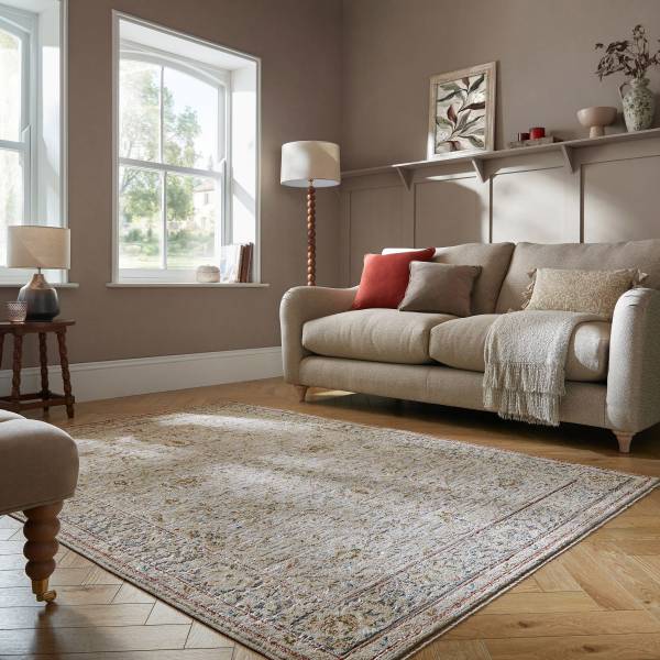Kurzflorteppich Meena Polyester - Beige - 200 x 300 cm
