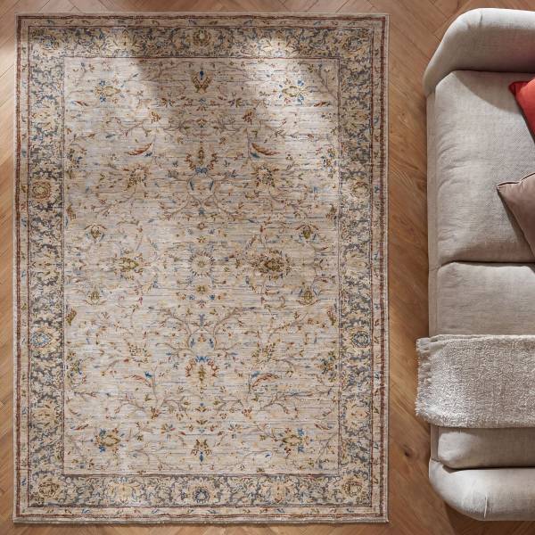 Kurzflorteppich Meena Polyester - Beige - 200 x 300 cm