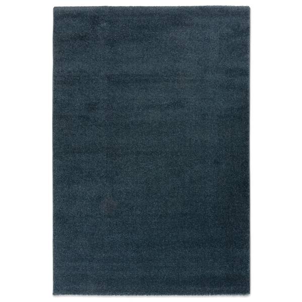 Hochflorteppich Pure D250 Polypropylen - Nachtblau - 67 x 130 cm