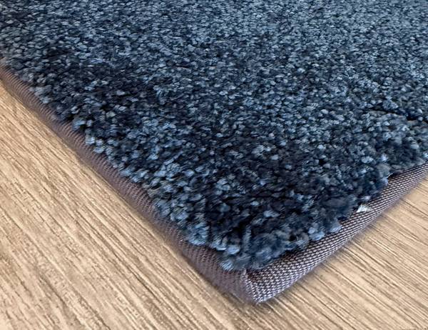 Hochflorteppich Pure D250 Polypropylen - Nachtblau - 67 x 130 cm