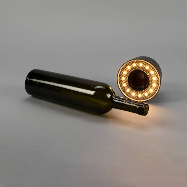 LED-Tischleuchte Biot Aluminium - Schwarz - 1-flammig