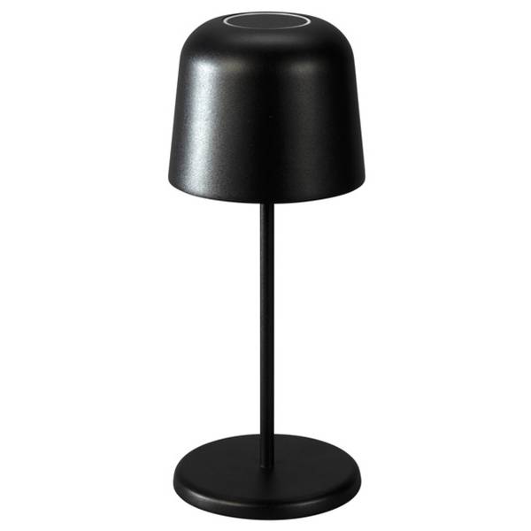LED-Tischleuchte Biot Aluminium - Schwarz - 1-flammig