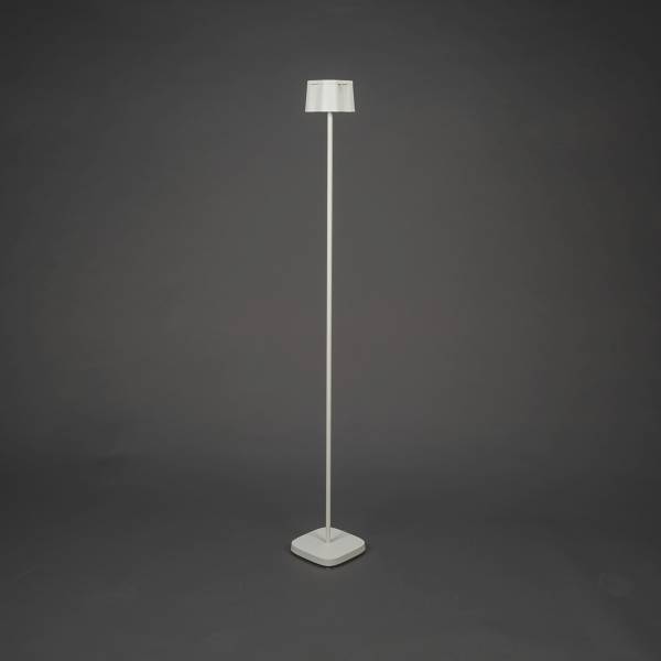 USB-LED-Stehleuchte Nice Aluminium - 1-flammig - Weiß