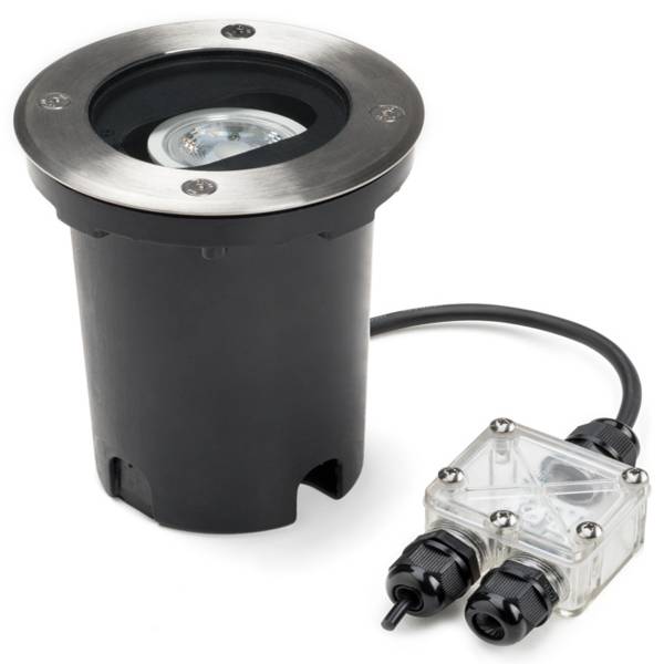 Einbauleuchte Mandello Edelstahl - Silber