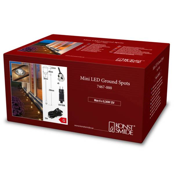 LED-Einbauleuchte Camplan Kunststoff - Silber - 6er Set