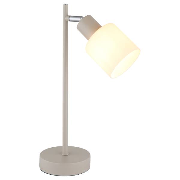 Tafellamp Trent opaalglas/ijzer - 1-lichts
