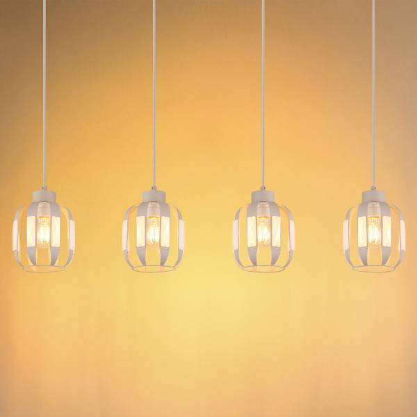 Hanglamp Arlen kristalglas/ijzer - Aantal lichtbronnen: 4