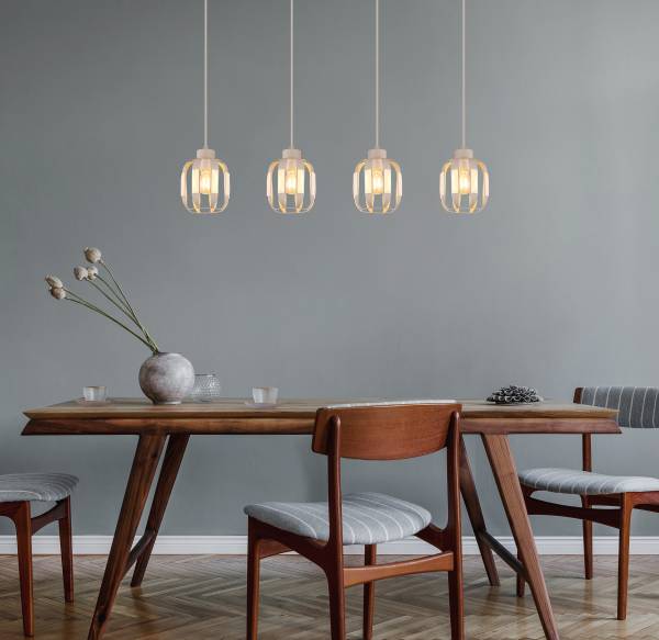 Hanglamp Arlen kristalglas/ijzer - Aantal lichtbronnen: 4