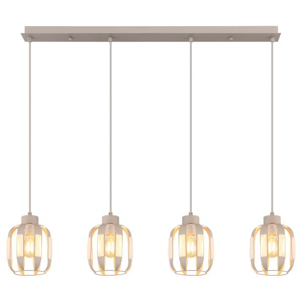 Hanglamp Arlen kristalglas/ijzer - Aantal lichtbronnen: 4