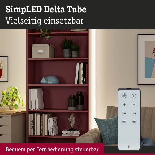 LED-Lichterkette Delta Tube Typ A Kupfer / Polycarbonat - 1-flammig