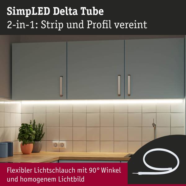 LED-Lichterkette Delta Tube Typ A Kupfer / Polycarbonat - 1-flammig