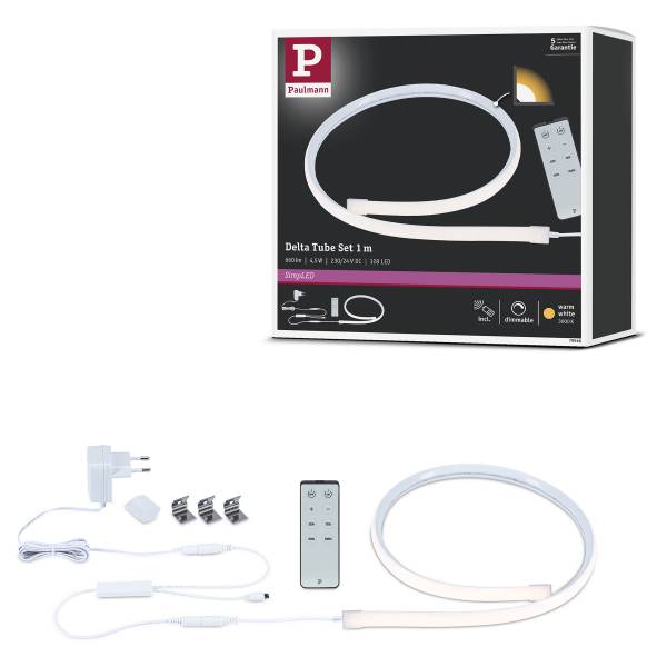 LED-Lichterkette Delta Tube Typ A Kupfer / Polycarbonat - 1-flammig