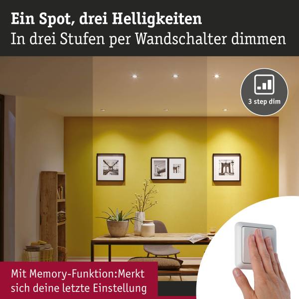 LED-Leuchtmittel 29271 3er Set Messing / Polycarbonat - 1-flammig