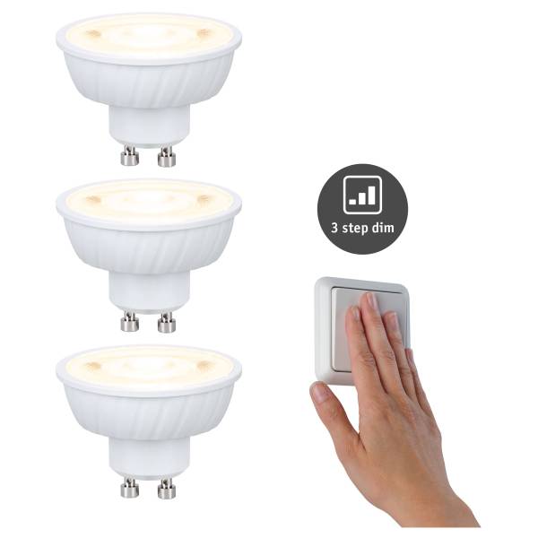 LED-Leuchtmittel 29271 3er Set Messing / Polycarbonat - 1-flammig