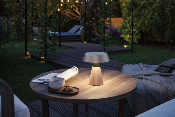 Tischleuchte Lirox Polycarbonat - 1-flammig - Schwarz