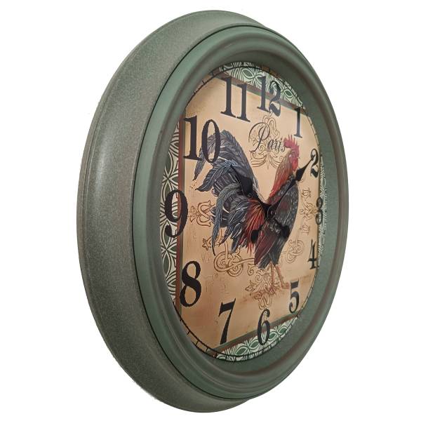 Wanduhr Julia Klarglas / Acrylglas - Grün