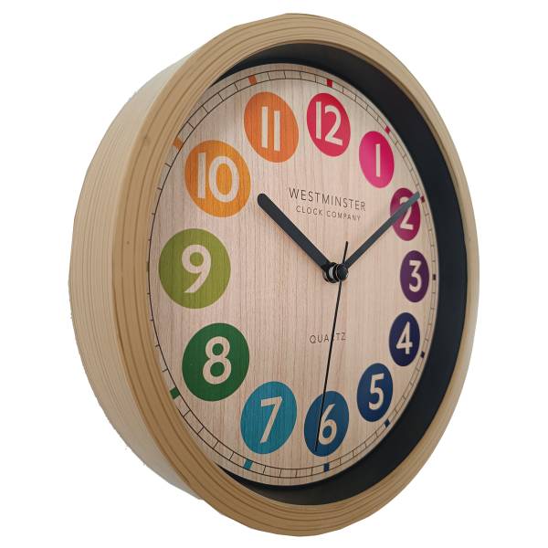 Wanduhr Charlotte Acrylglas / Klarglas - Braun