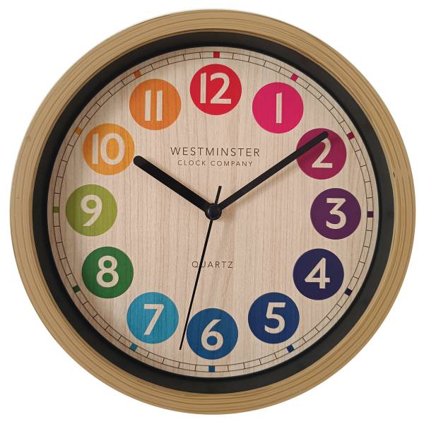 Wanduhr Charlotte Acrylglas / Klarglas - Braun