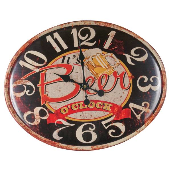 Wanduhr Margarete Eisen - Schwarz