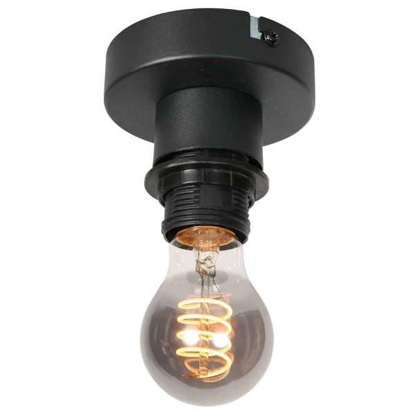 Plafonnier Bloeba Type E Aluminium / Verre coloré - 1 ampoule