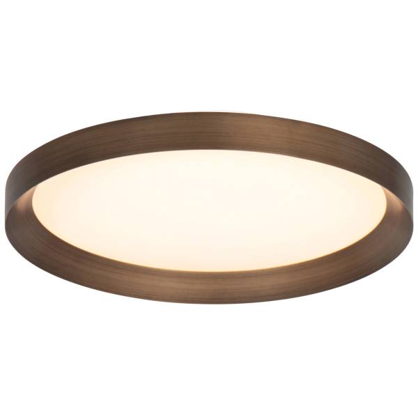Deckenleuchte Flady Typ B Aluminium / Klarglas - 1-flammig