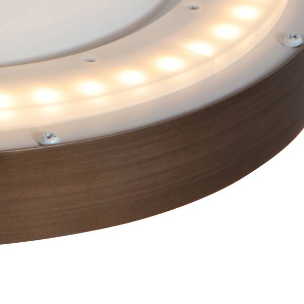 Deckenleuchte Flady Typ B Aluminium / Klarglas - 1-flammig